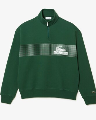 Men&rsquo;s Loose Fit Organic Cotton Half Zip Sweatshirt