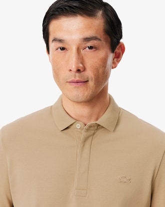Men's Regular Fit Paris Stretch Piqu&eacute; Polo