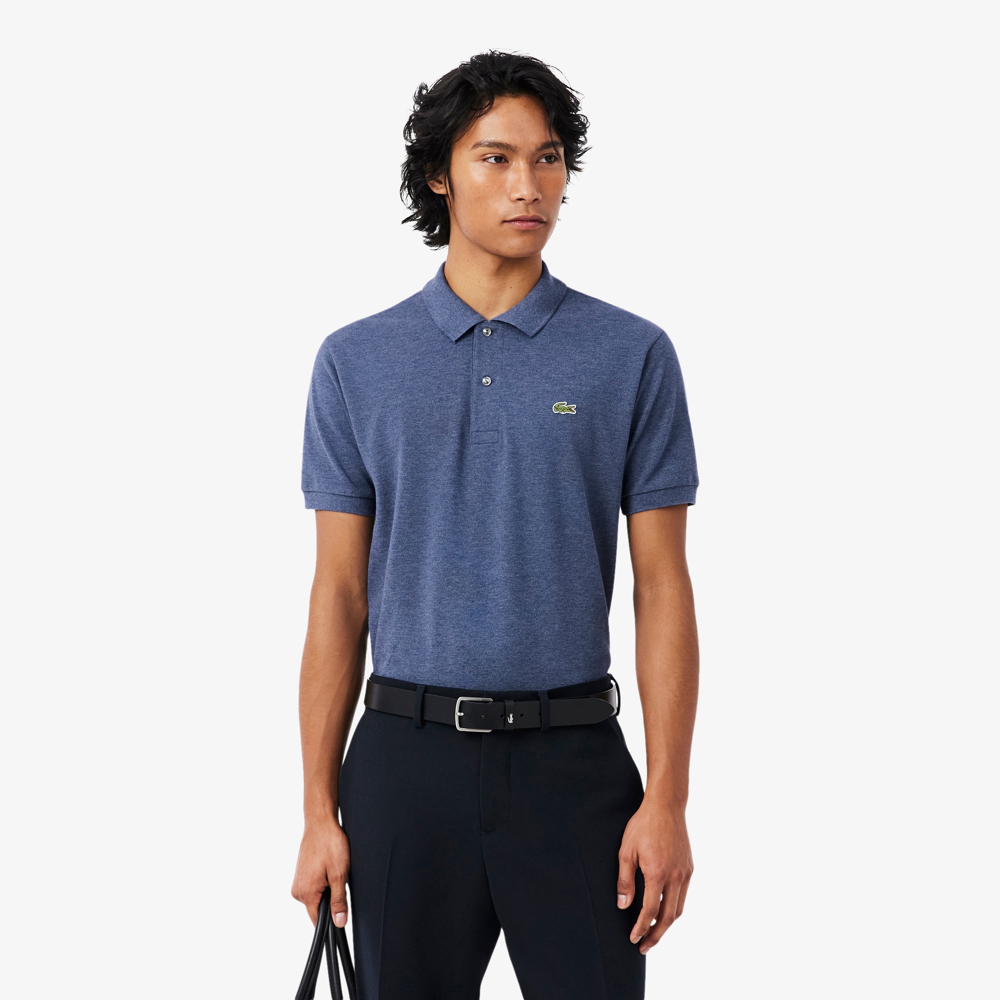 Lacoste Men's Classic Fit L.12.12 Heathered Polo