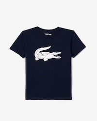Kids' Oversized Technical Cotton Tennis T-Shirt