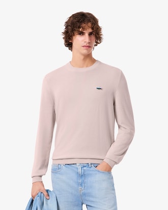 Men's Cotton Landscape Crocodile Sweater