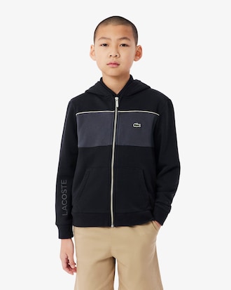 Colorblock Zipped Hoodie