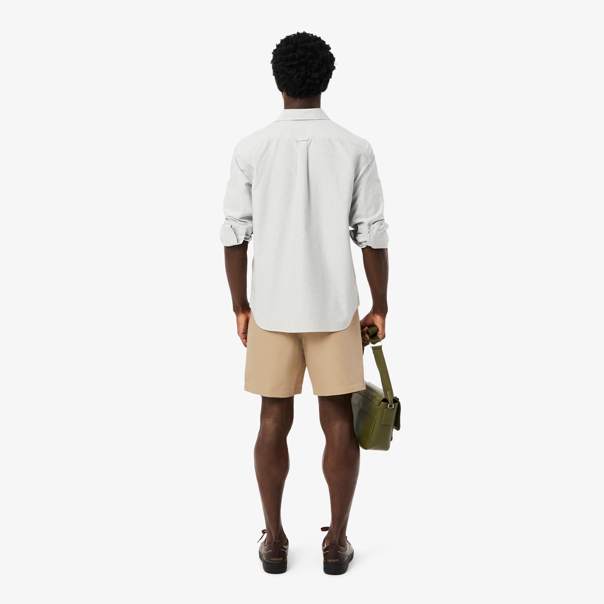 Men's Regular Fit Wool Blend Shorts