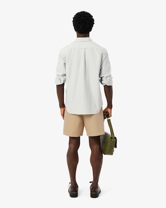 Shorts De Mezcla De Lana De Corte Regular Para Hombre