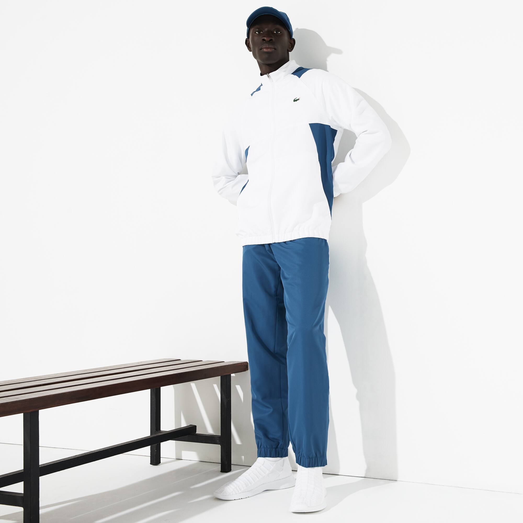lacoste sport tennis colorblock tracksuit