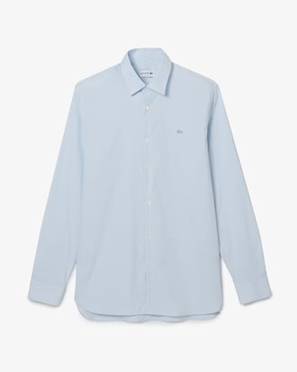 Chemise homme Lacoste slim fit &agrave; carreaux en popeline stretch