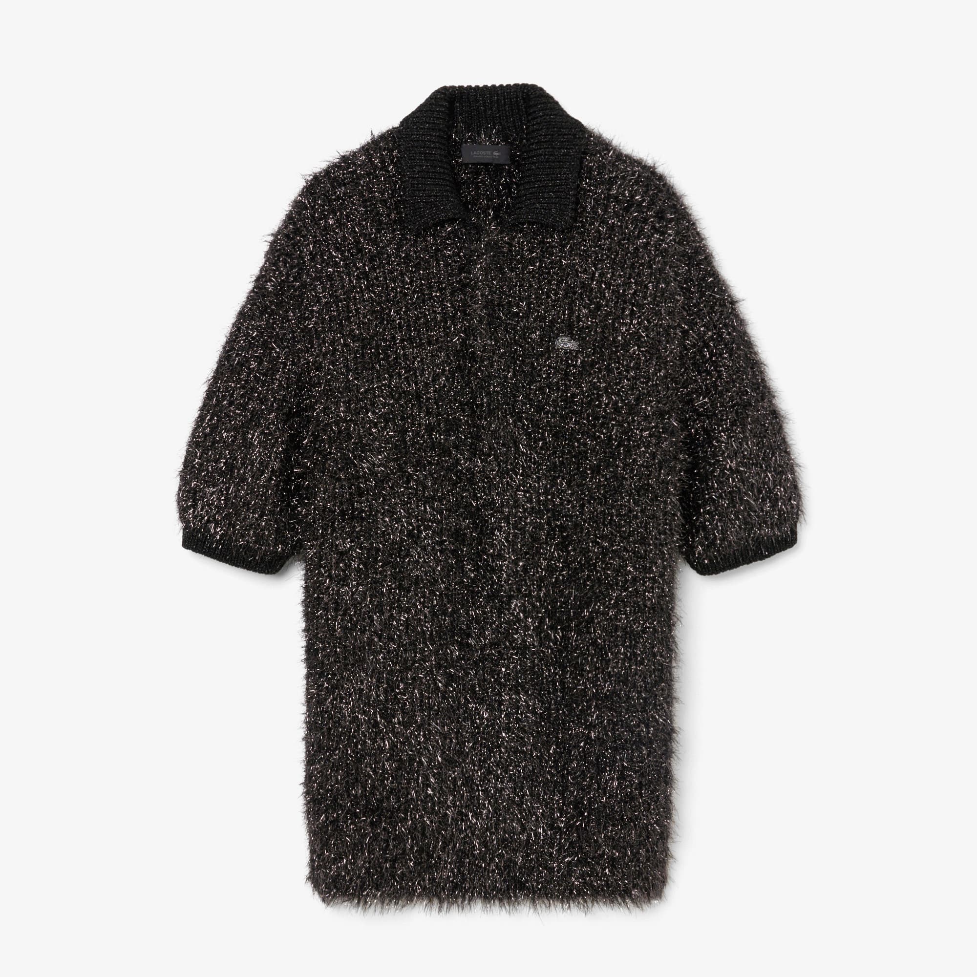 Lacoste Runway Oversized Sweater - M In Gray