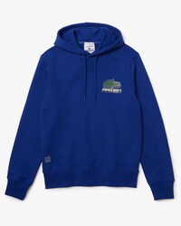 Unisex Lacoste x Minecraft Hooded Cotton Fleece Hoodie