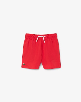 Monochrome Lined Swim Trunks