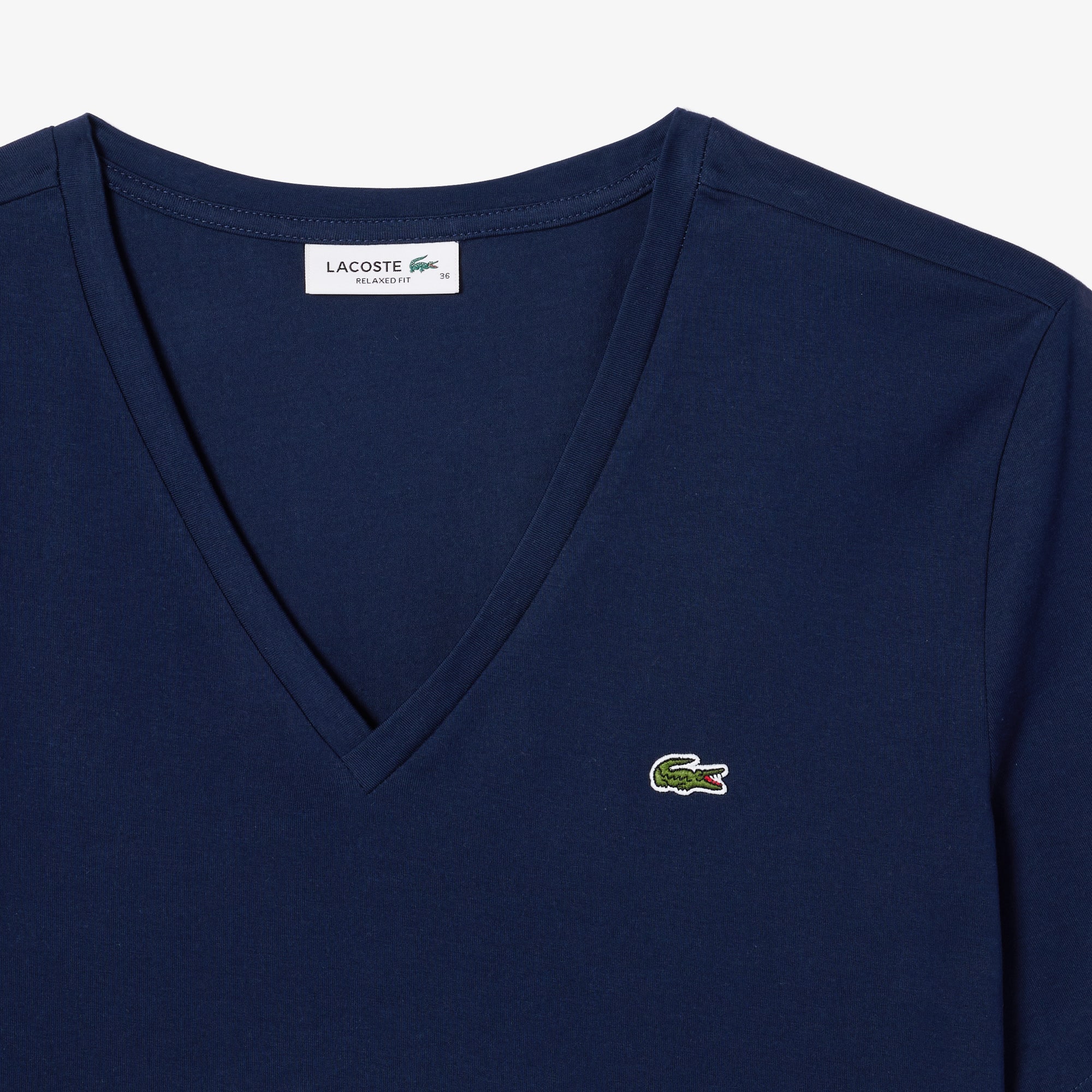Women's Relaxed Fit Soft Cotton V-Neck T-Shirt