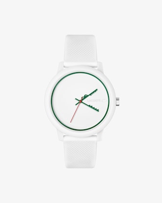 Men's Lacoste.12.12 Crocodile 3 Hand Silicone Watch