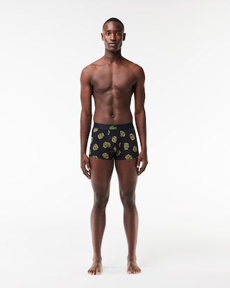Men's Printed Stretch Cotton Trunks