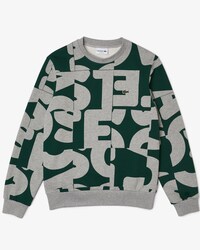 Men's Heritage Graphic Print Crew Neck Cotton Fleece Sweatshirt