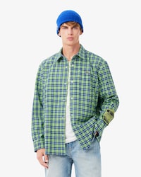 Men's Relaxed Fit Plaid Overshirt