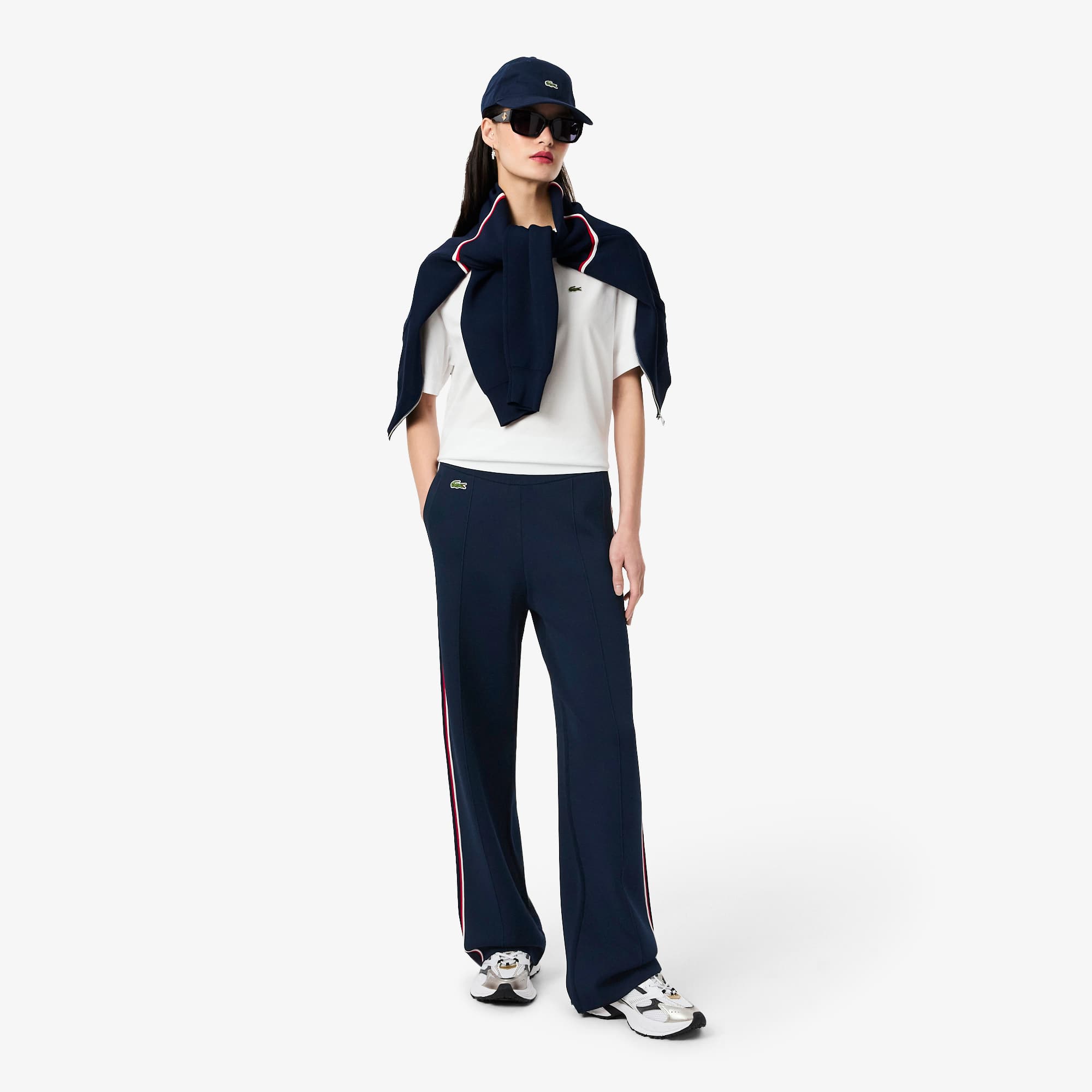 Women's Flared Striped Sweatpants - Pants & Leggings - New In 2026