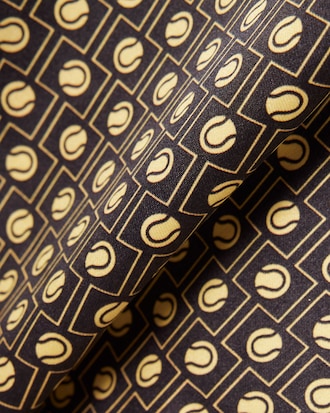 Printed pleated Midi Skirt