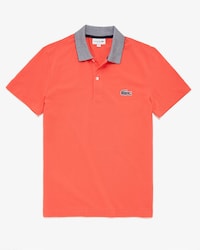 Men's Contrast Neck Cotton Polo