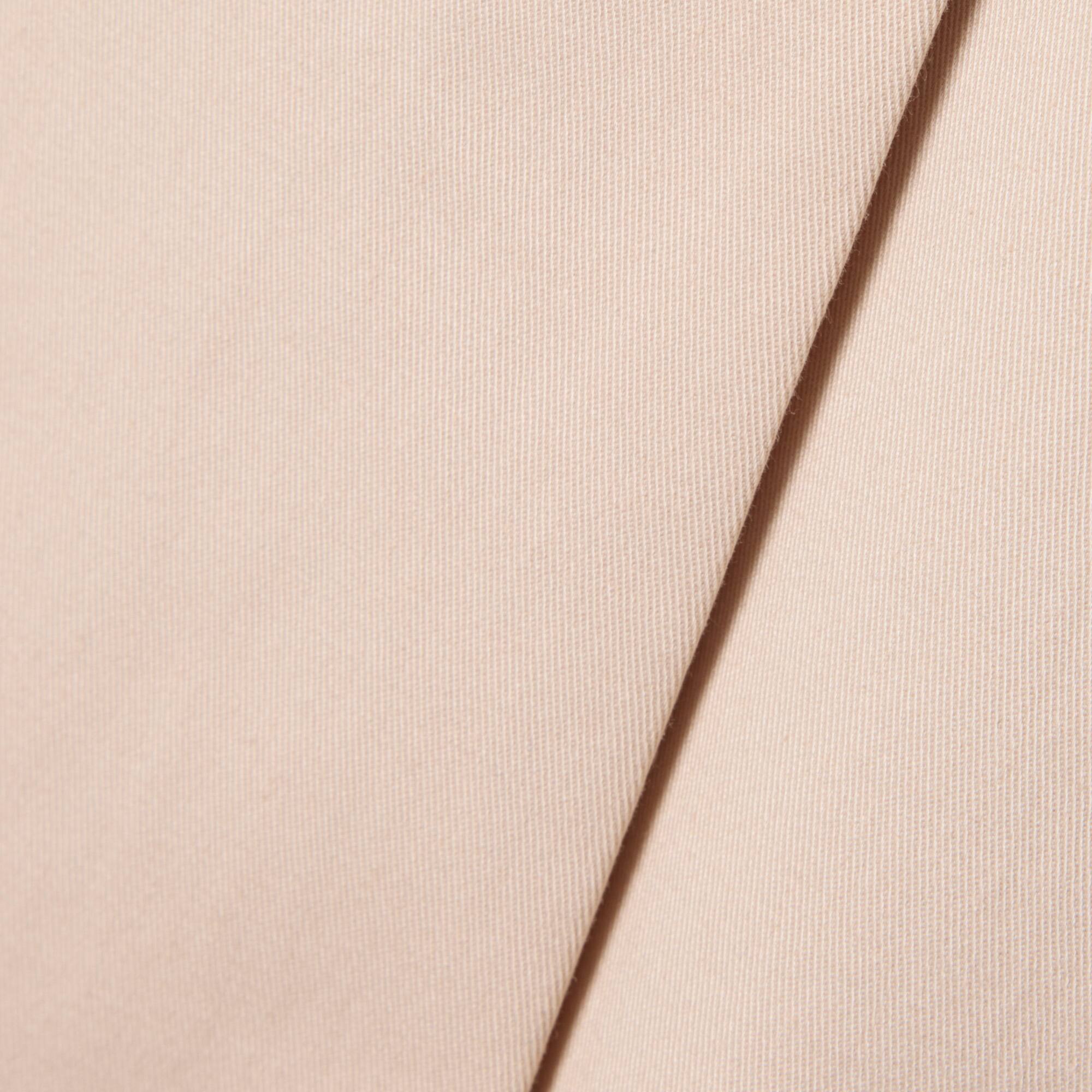 Pleated Cotton Twill Skirt