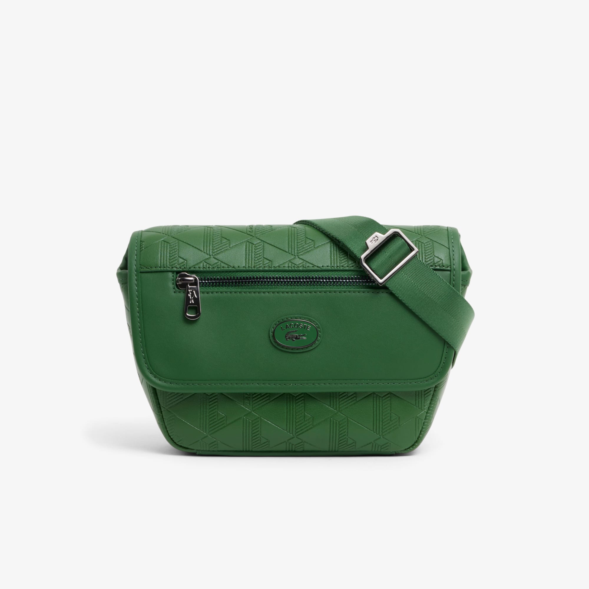 Mini Monogram Leather Messenger Bag - Bags - New In 2026 | Lacoste