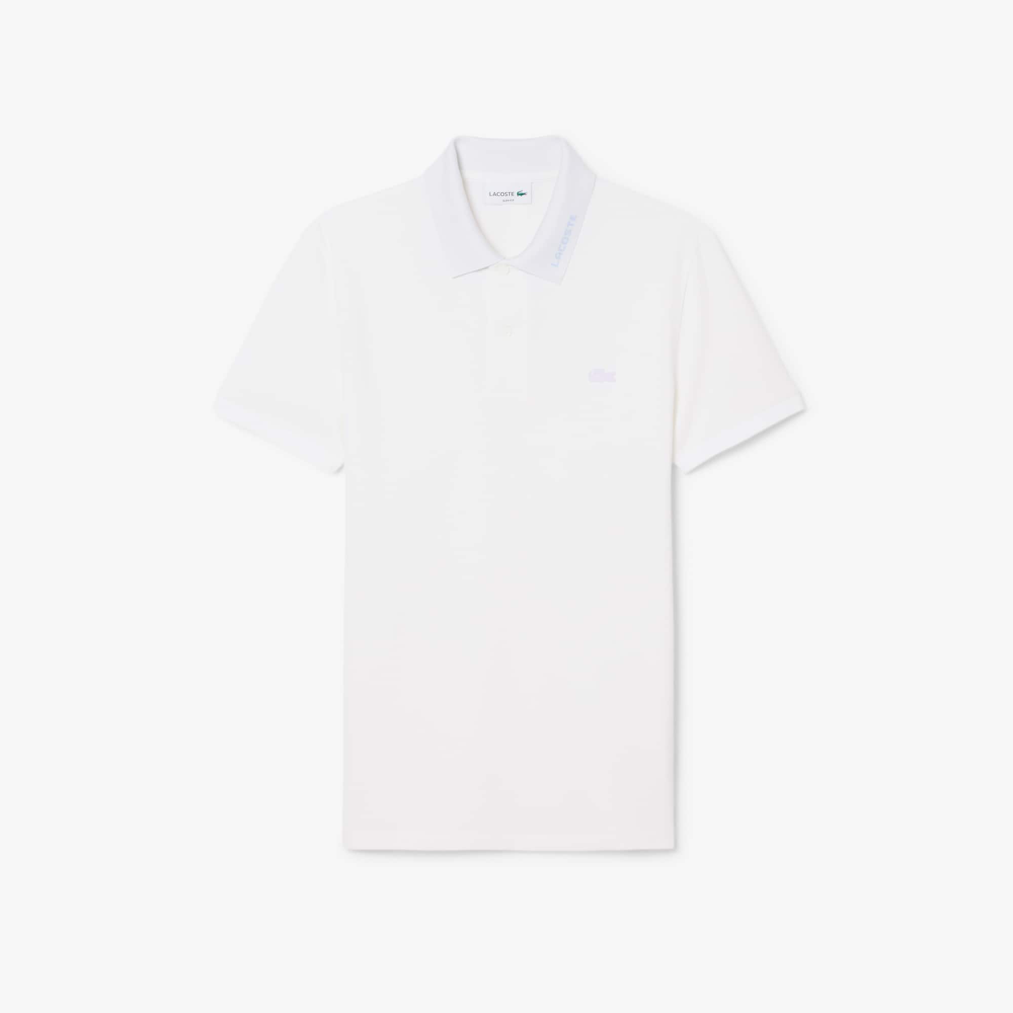 Slim Fit Branded Piqué Polo