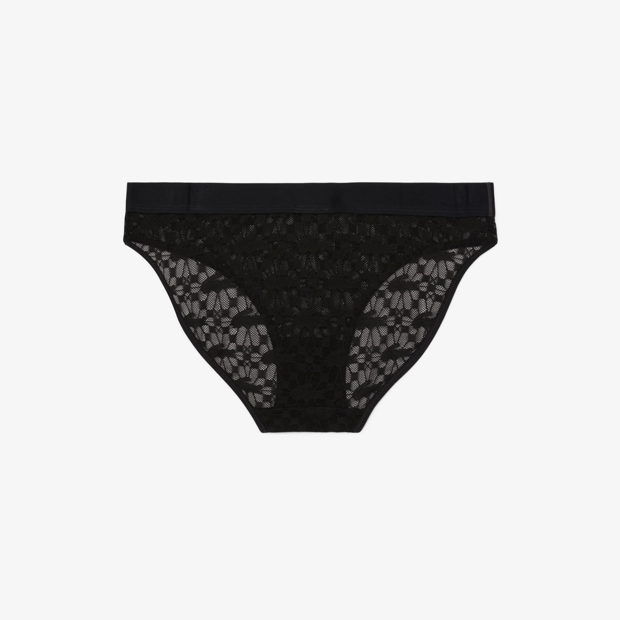 Logo Waist Mesh Briefs