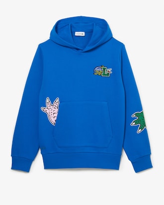 Men's Comic Effect Print Hoodie