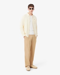 Straight Fit Cotton Chino Pants