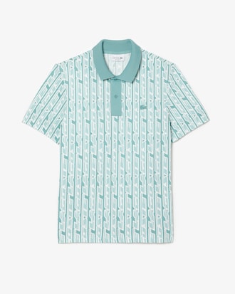Men's Two-Tone Printed Lacoste Movement Polo