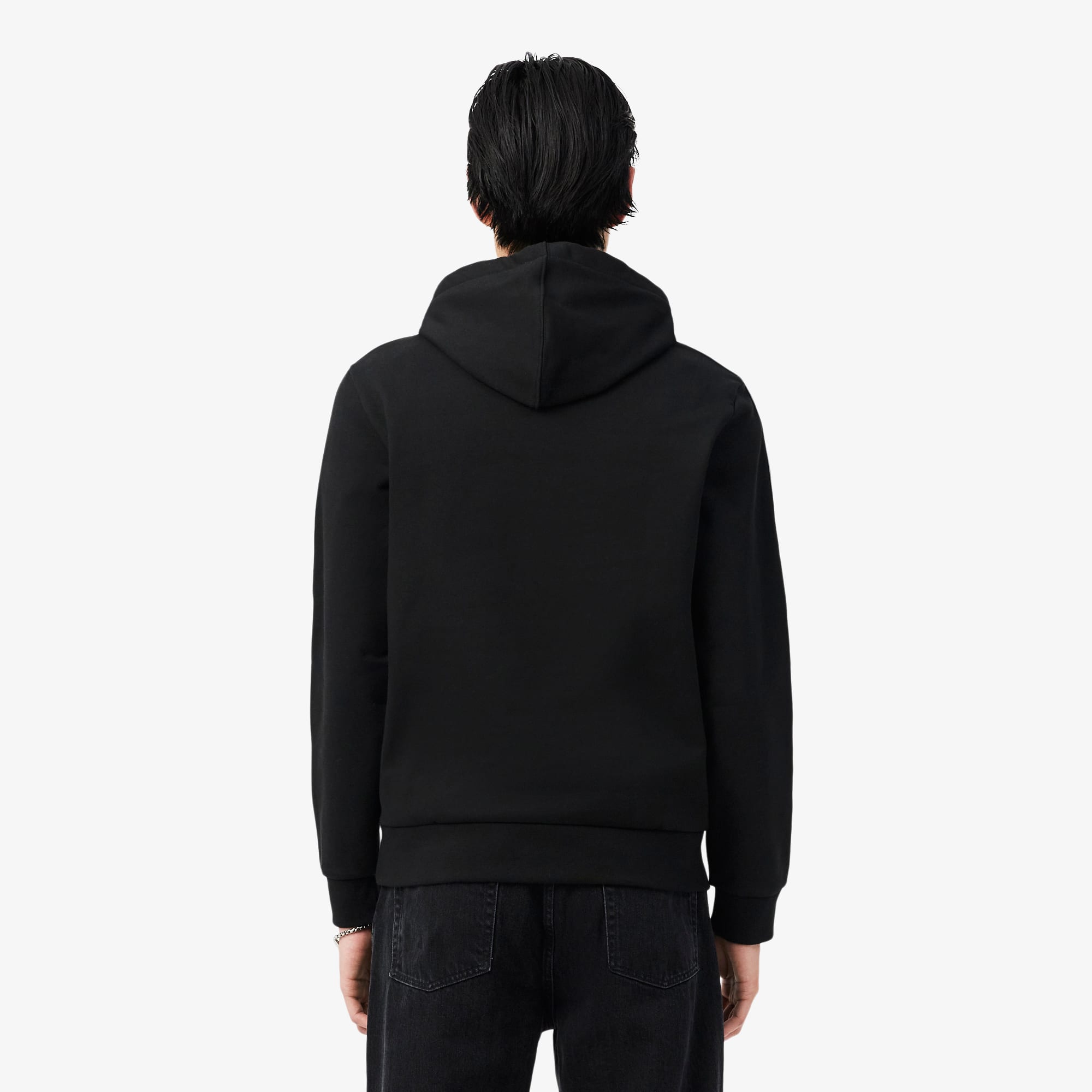 Logo Stripe Zipped Hoodie