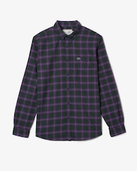 Men's Regular Fit Check Print Flannel Shirt