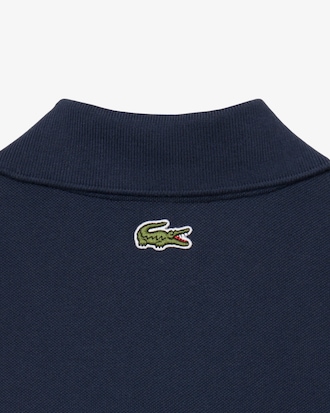 Polo de Corte Cl&aacute;sico de Petit Piqu&eacute; Estampado