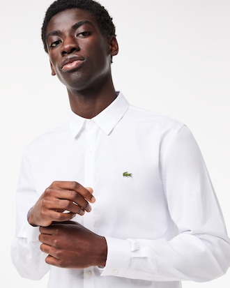 Men's Slim Fit Stretch Poplin Shirt