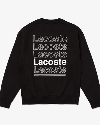 Men&rsquo;s LIVE Loose Fit Crew Neck Print Fleece Sweatshirt