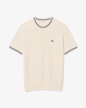 T-shirt classic fit maille d&eacute;tails ray&eacute;s