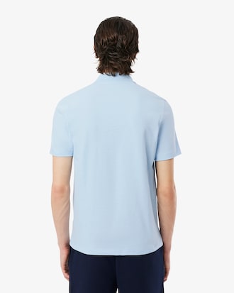 Men's Regular Fit Long Sleeve Cotton Blend Polo