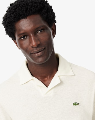 Classic Fit Cotton-Linen Polo