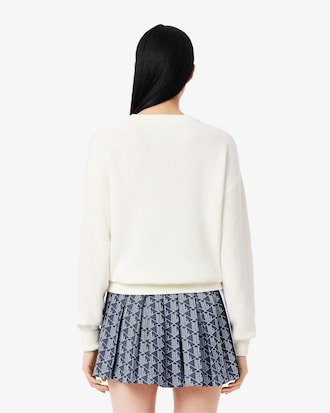 Women's Moss Stitch Cotton Sweater