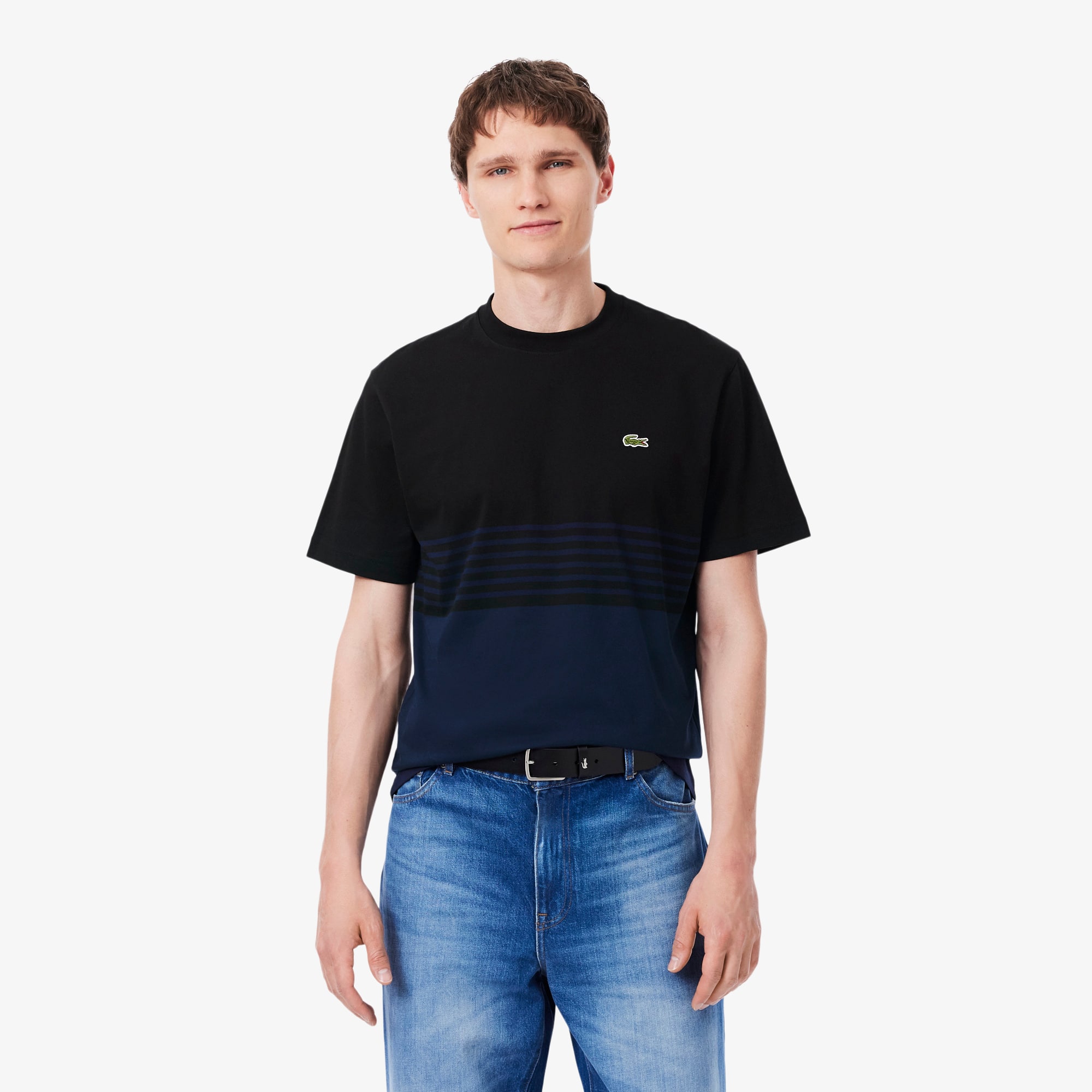 Striped Jersey Color-block T-shirt - T-shirts - New In 2026 | Lacoste