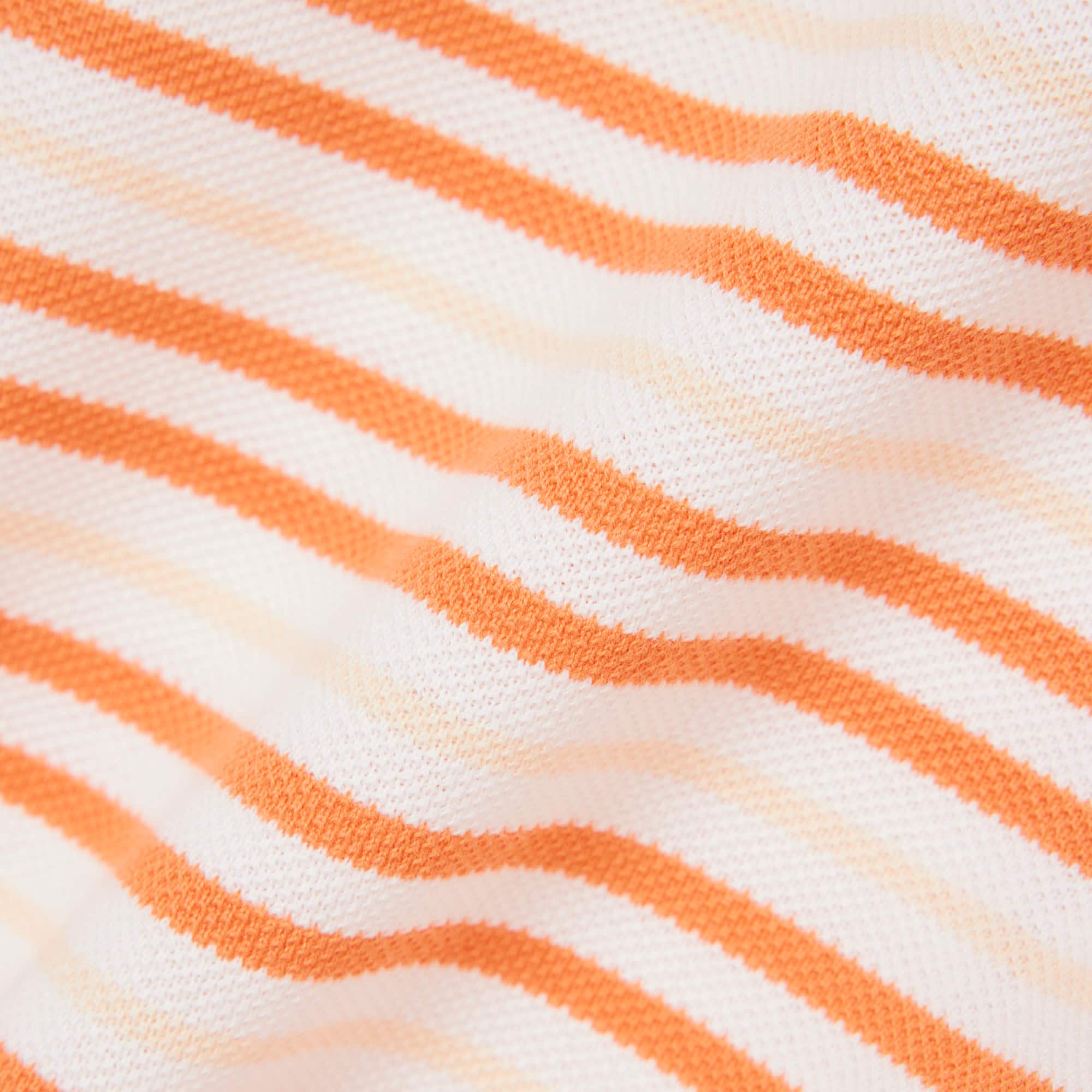 Classic Fit Striped Petit Piqué Polo