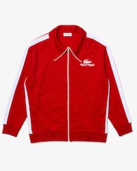 Lacoste x Ricky Regal Contrast Bands Piqu&eacute; Zip Jacket