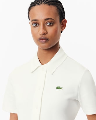Women's Heavy Piqué Buttoned Polo Dress