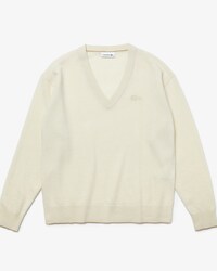 Women's V-neck Wool Sweater