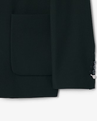 Shield Accent Wool Blend Blazer