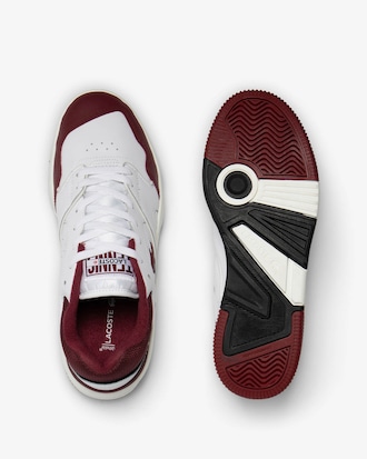 Men’s Lineshot Mesh Collar Leather Sneakers