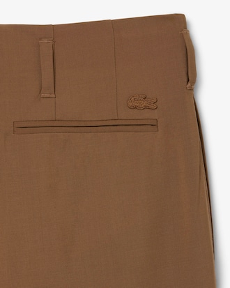 Runway Wide Fit Wool Blend Pants