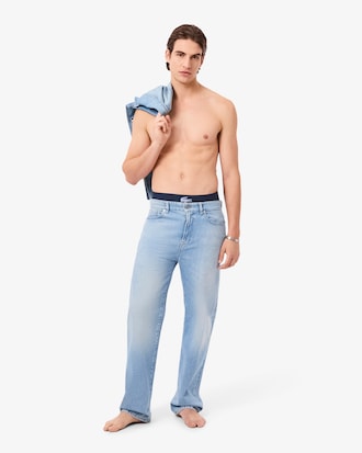 Men's Printed Stretch Cotton Boxer Briefs
