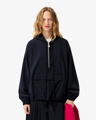 Women's Oversized Wool Blend Pullover Jacket
