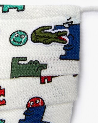 Kids L.12.12 Pack of 3 Face Protection Masks in Cotton Piqu&eacute;