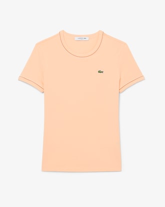 Playera Tipo Sueter Con Ribete En Contraste