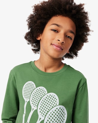 Long Sleeved Cotton T-Shirt
